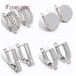 18K Real Gold Plated Basic Earwires Fasteners Earring Hooks Shvenzy Accessories For DIY Fashion Women Earrings Making Findings