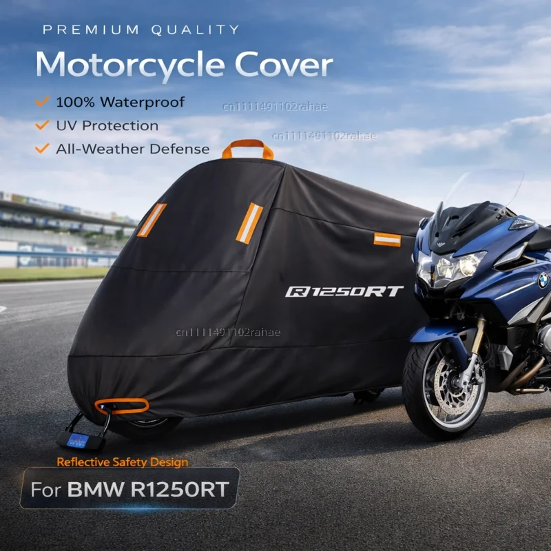 

For BMW RT 2004-2013 Motorcycle Cover Waterproof Thickened Polyester Tarpaulin UV Protective Outdoor Rain Dust Sun Scooter Cover