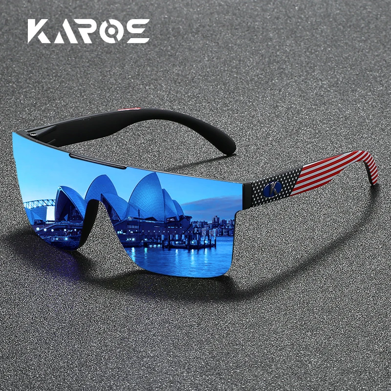 

KAROS Large-frame Sunglasses with UV400 Lenses Modern Twist for Women Men Perfect for Beach Holidays and Pool Parties