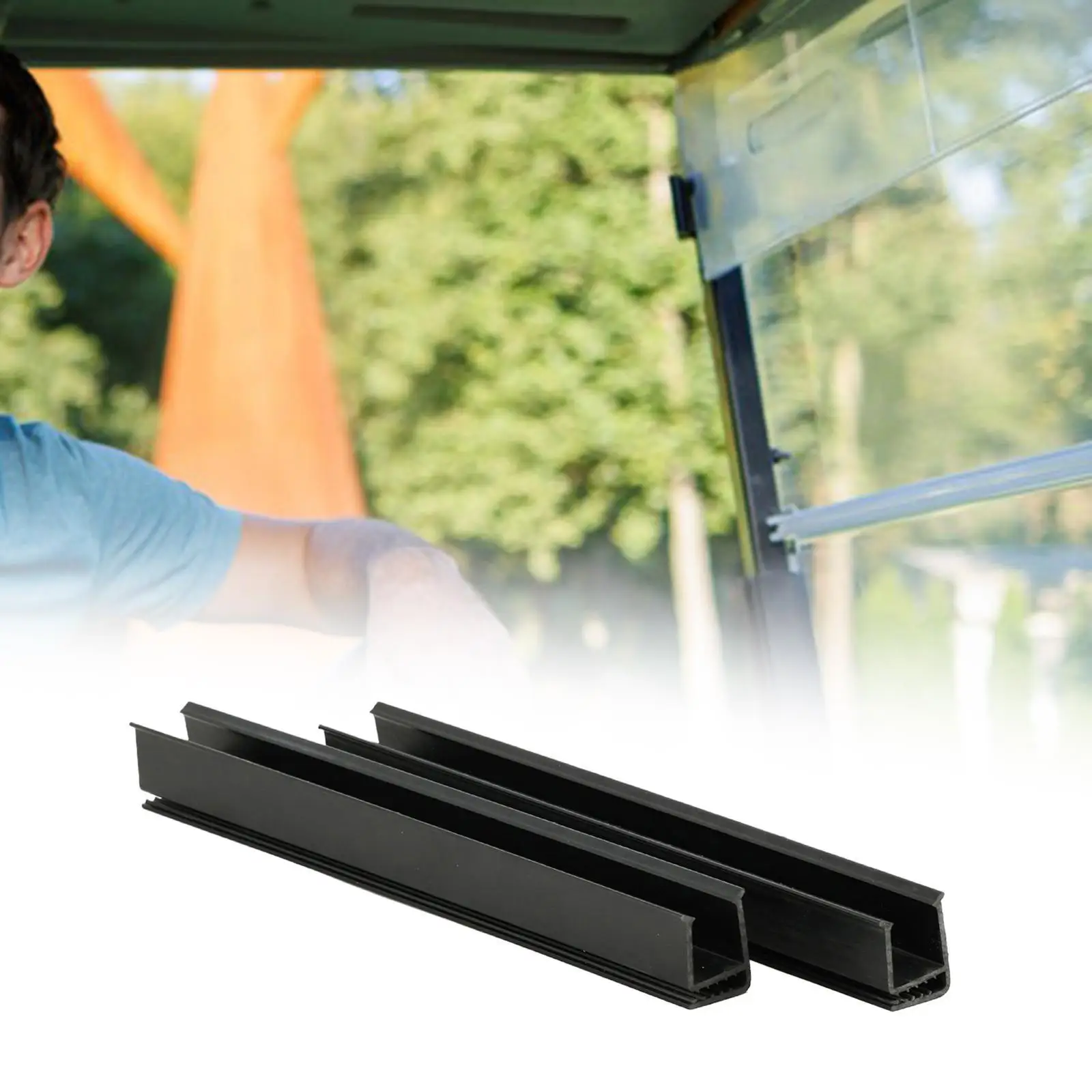 

2Pcs Club Car Windshield Sash Clips Golf Cart Accessory 1014441-01 Repair Parts Black,Window Sash Holder for Club Car DS