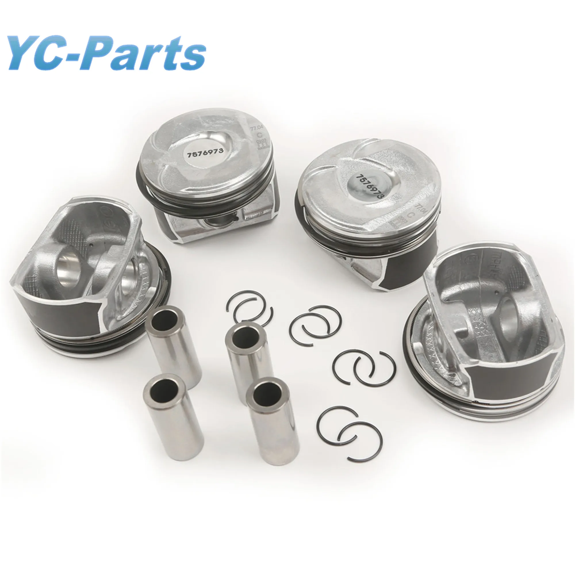 11257588265 N14B16A/N14B16C 1.6T Engine 77mm Piston & Rings Assembly Set for MINI John Cooper Works Clubman WC50 R55 R56 R57