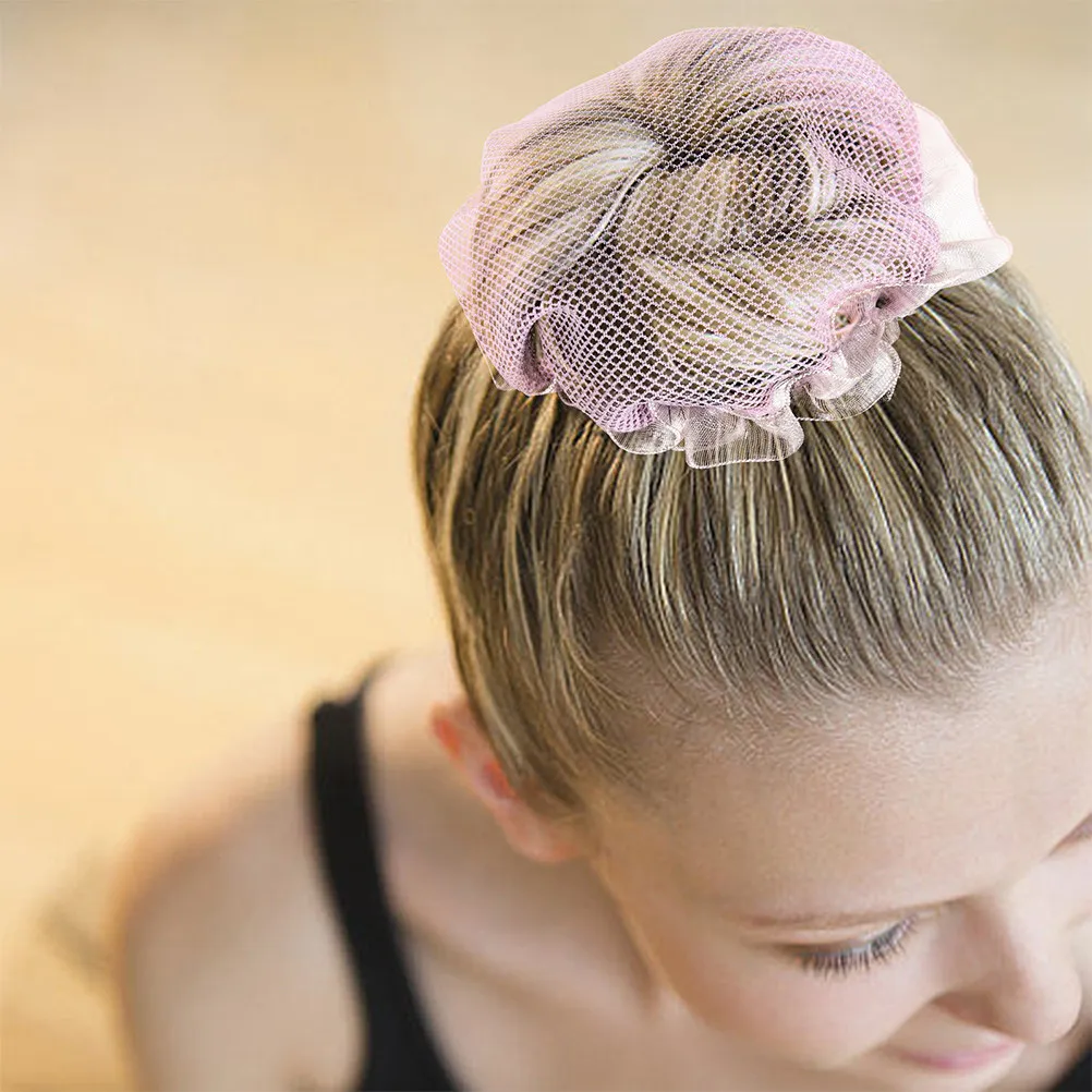 

10Pcs Invisible Hair Nets Soft Comfortable Bun Holders Fast Use Ballet Dance Gymnastics Hair Accessories for Women
