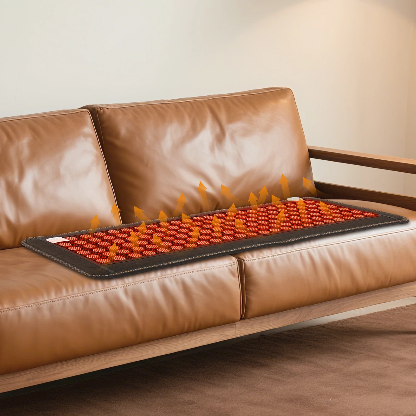 

110V Heating Cushion,Natural Jades Heating Pad,Digital Display Far Infrared Heating Pad,Adjustable Temperature 59.06*19.69in