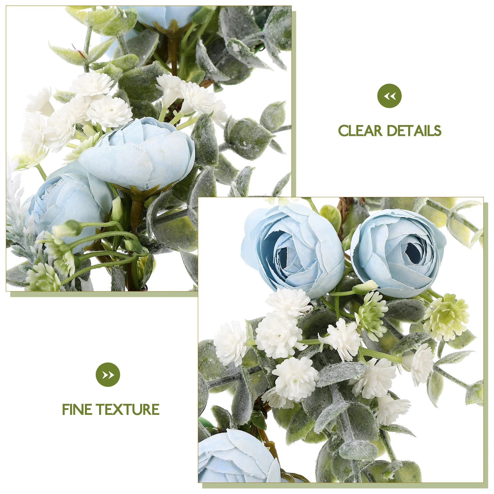 

1Pcs Cloth Flower Wreath Bridal Headwear Lightweight Hair Accessory for Wedding Carnival Masquerade Bride Hair Hoop