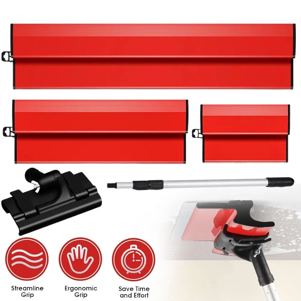 Lot de 5 grattoirs à mastic, design de poignée ergonomique et ultra-léger, faciles à utiliser, peuvent être utilisés pour le remplissage, l'étanchéité, le calfeutrage, le plâtrage, le raclage, le nivellement et l'élimination de la peinture et du papier peint.