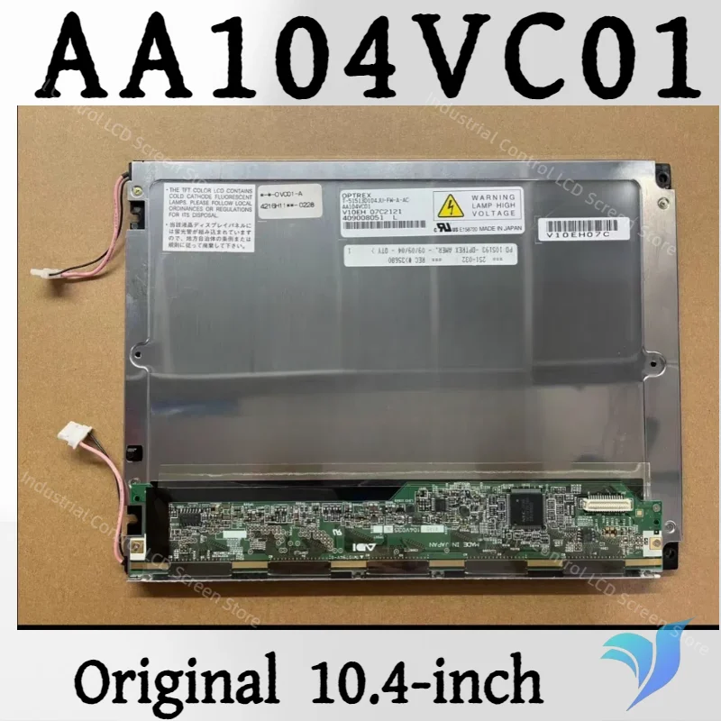 

Original AA104VC04 10.4-inch AA104VC01 compatible with T-51513D104JU-FW-A-AC LCD display in stock640*480，100% tested and shipped