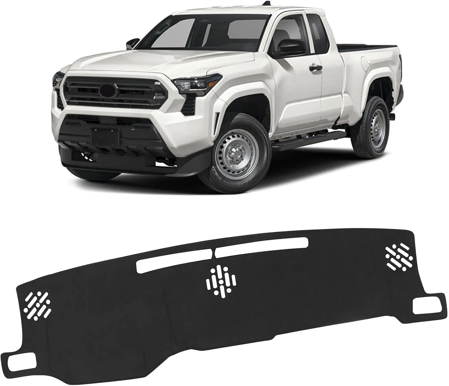 

Dash Cover for Toyota Tacoma 2024 2025 2026,Flannel Dashboard Cover Dash Cover Mat for Tacoma Accessories