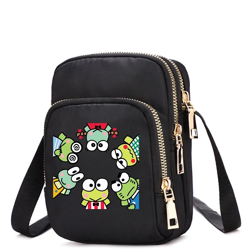 

Crossbody Bag Kero Kero Keroppi Women Shoulder Bags Tote Bag Female Underarm Phone-Bag Fashion Collocation Trendy