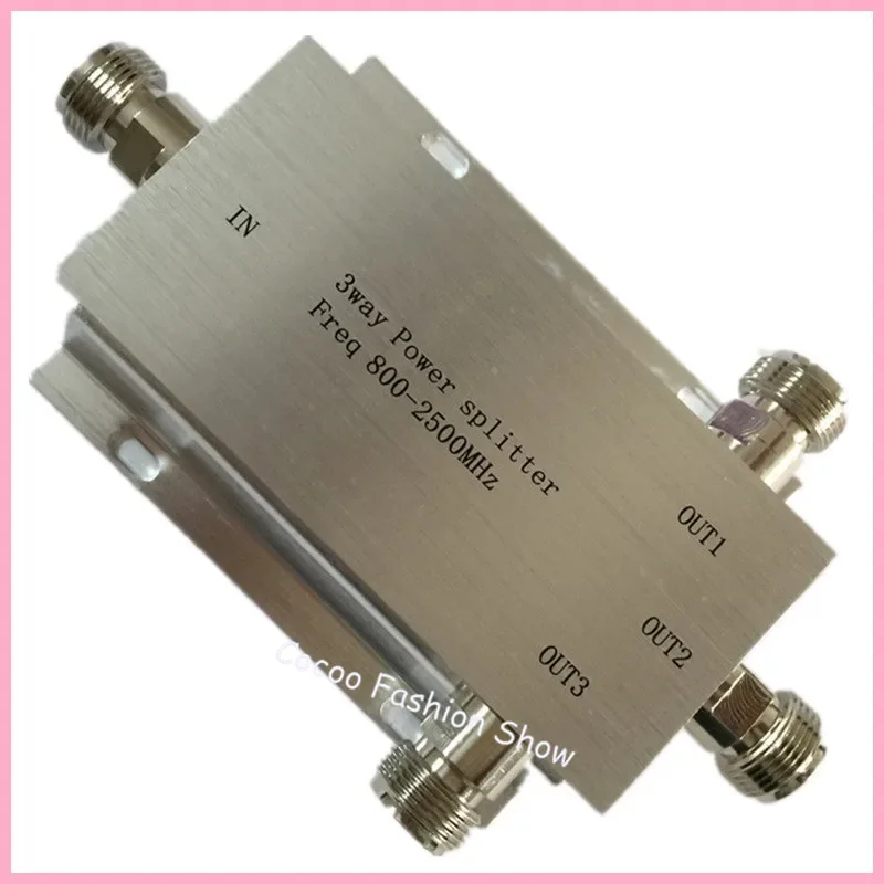 

3 Way Microstrip Power Splitter 800~2500MHz, power divider for signal booster/ amplifier/ Walkie talkie, Indoor coverage project