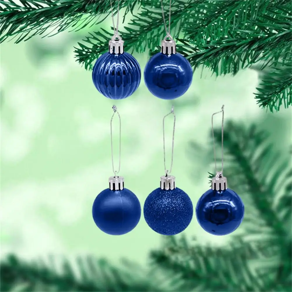 Party Scene Layout Vibrant 6cm Christmas Ball Ornaments Festive Diy Accessories for Holiday Party Scene Layout Tree Decoration