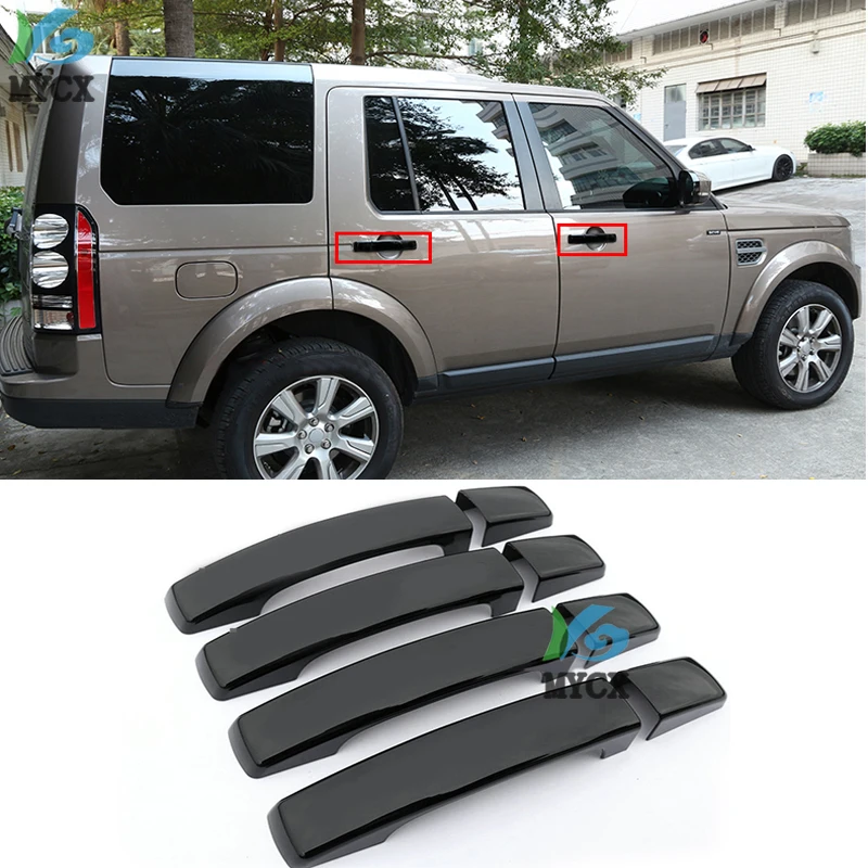 8pcs For Land Rover Discovery 4 LR4 Range Rover Sport Freelander 2 ABS Door Handle Cover Trim Car Decoration Styling Accessories