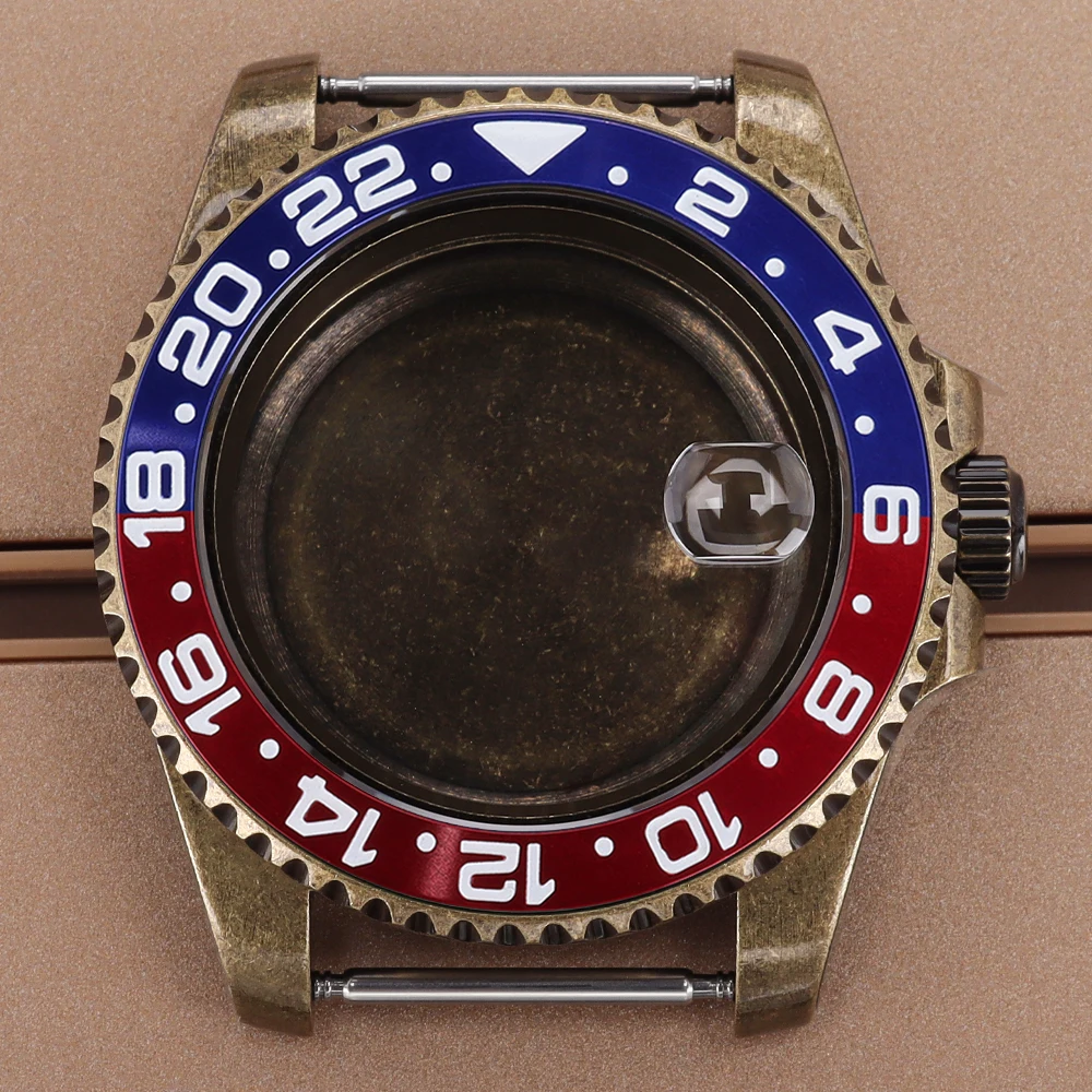 

40mm NH35 Men's Watch Case Ceramic Bezel Sapphire For GMT Seiko NH35 NH36 NH34/38 Movement 28.5mm Dial 20ATM Vintage Seiko Parts