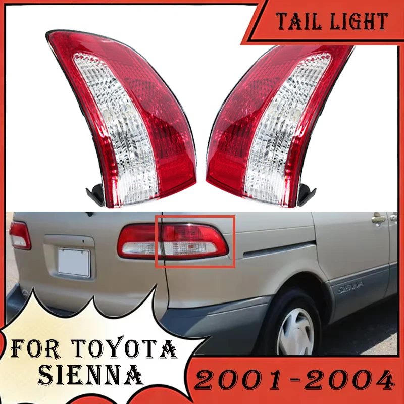 

Tail lamp Assembly For Toyota Sienna 2001 2002-2004 Rear Tail Light Brake Lamp Signal Light Taillight Steering Reversing Light