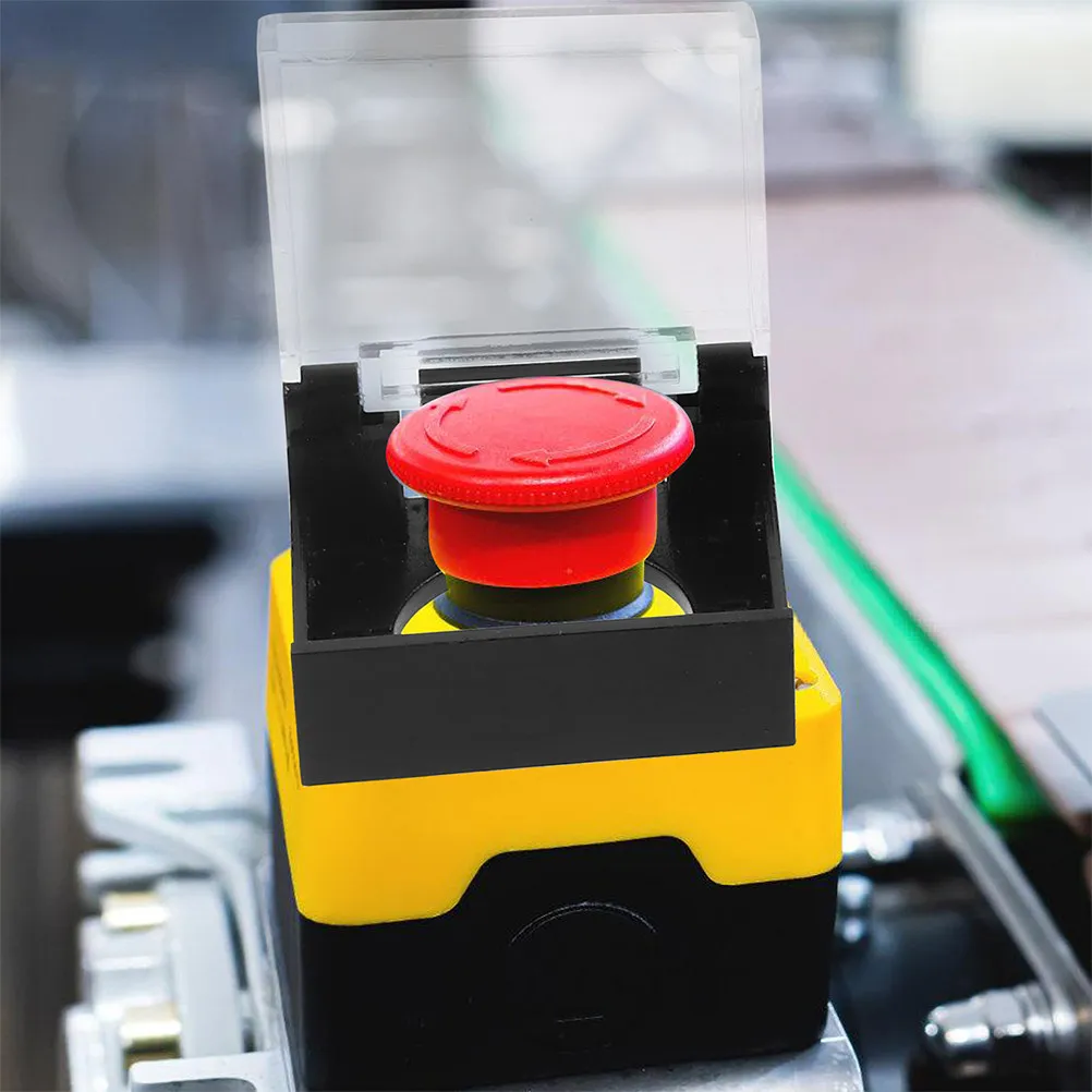 20Pcs Push Button Protective Cover Plastic Safety Power Button Protector for Pc Computer Home Office Workshop Factory Waterproof