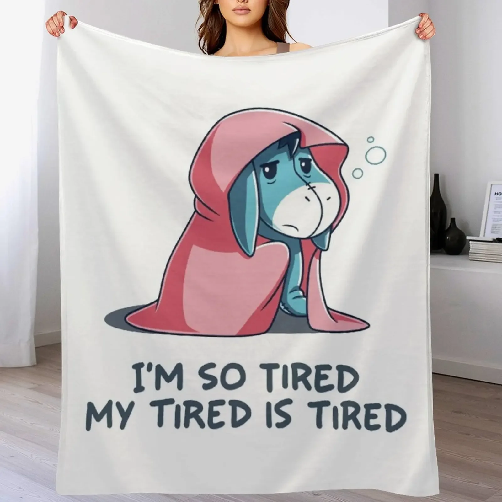 

Tired is Tired Throw Blanket Decorative Sofas Polar Kid'S sofa bed Blankets