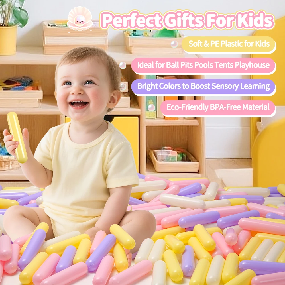 COLOBOBO Multi-functional 100pcs Plastic Ball Outdoor Water Pool Ocean Ball Funny Toys for Children Birthday/Christmas Gifts