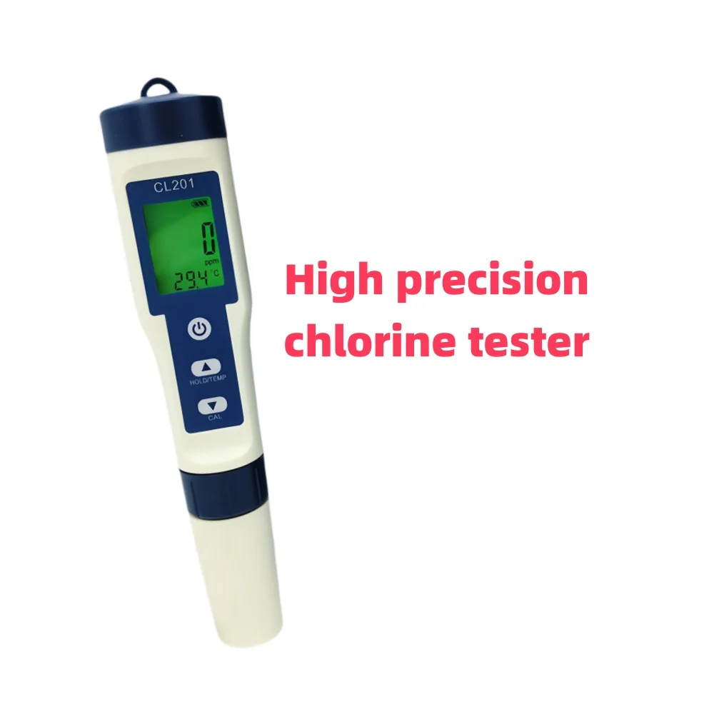 

Pocket Chlorine Analyzer Digital Portable Residual Chlorine Tester Pen For SPA & hot tub chlorine monitor