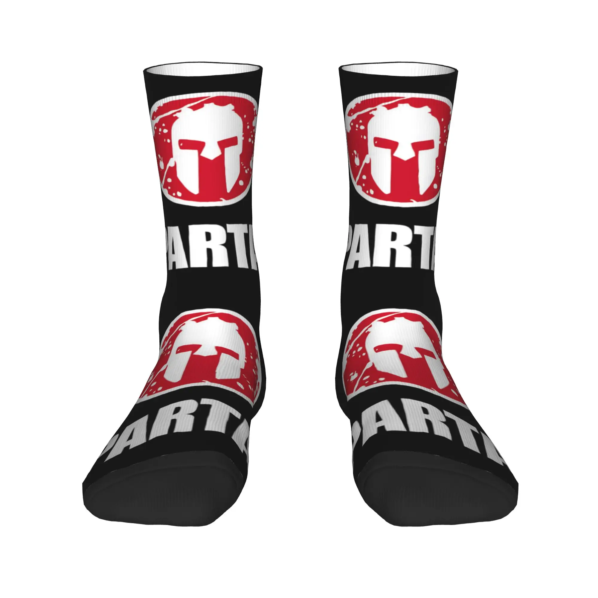 

Funny Men's Spartan Race Sparta Race Dress Socks Unisex Warm Breathbale 3D Printing Crew Socks