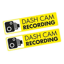 car sticker dash cam car camera recording closed circuit vinyl sticker pvc waterproof sunscreen 15 cm
