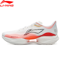 Li-Ning Women SUPER LIGHT 22 Light Running Shoes TEMPO BOUNSE Cushion BOOM FIBER LiNing Wearable Anti-Slip Sneakers ARBV002