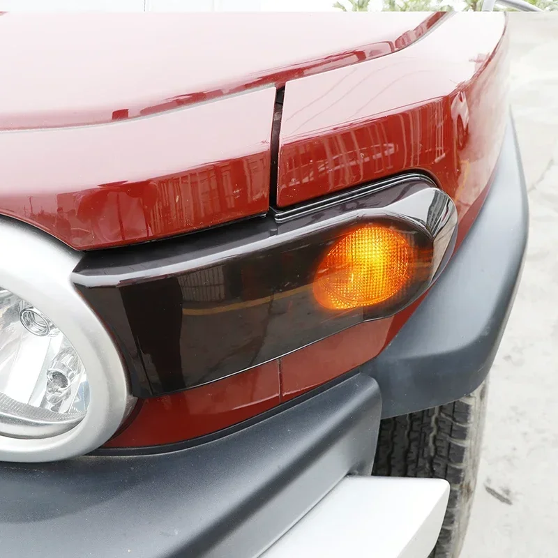 

Gao Ruying For Toyota FJ Cruiser 07-21 Blackened Car Front Rear Headlight Fog Lights Turn Signal Brake Tail Lamp Cover Trim