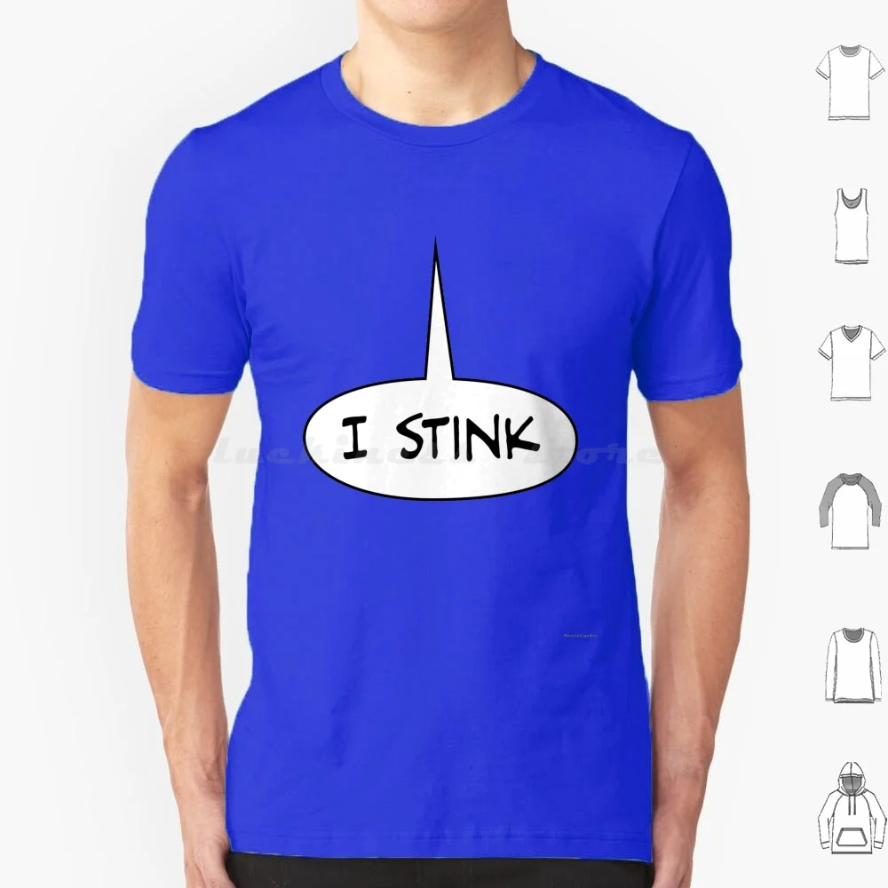 I Stink T Shirt Big Size 100% Cotton The Stink Homer Bart Word Bubble Balloon Comics Funny Comic Books
