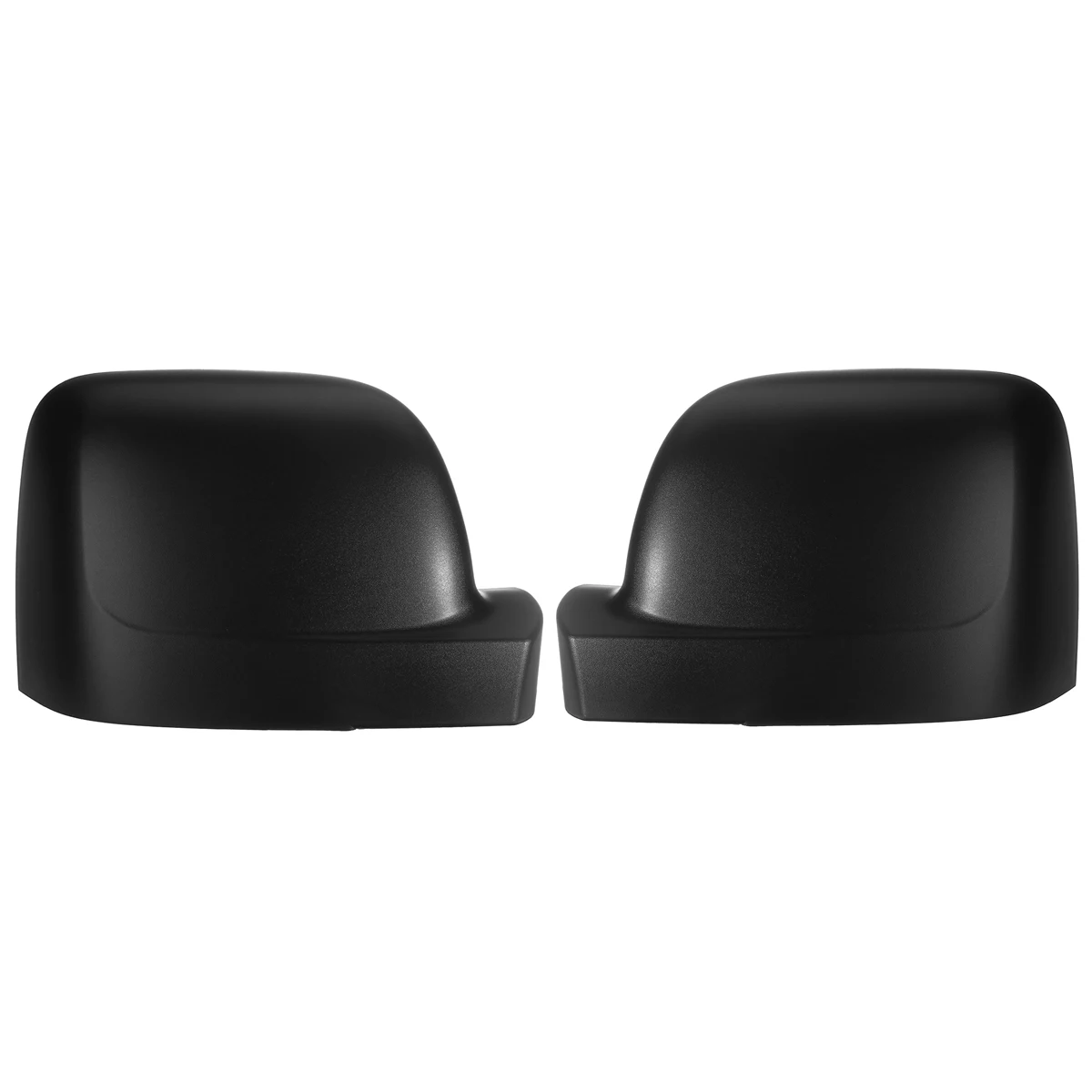 Black/Unpainted Car Rear View Side Mirror Wing Mirror Caps Cover Trim Casing For Vauxhall Vivaro For Renault Trafic Van 2015-18