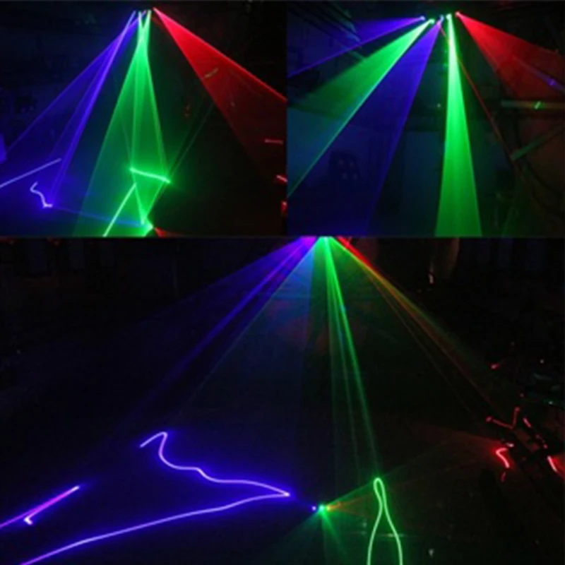 Imagem -06 - Rgb Fan-shaped Linha de Digitalização a Laser Casa Iluminação Cénica Bar Ktv Controle de Voz Dmx Modo de Controle Automático Festa a Laser