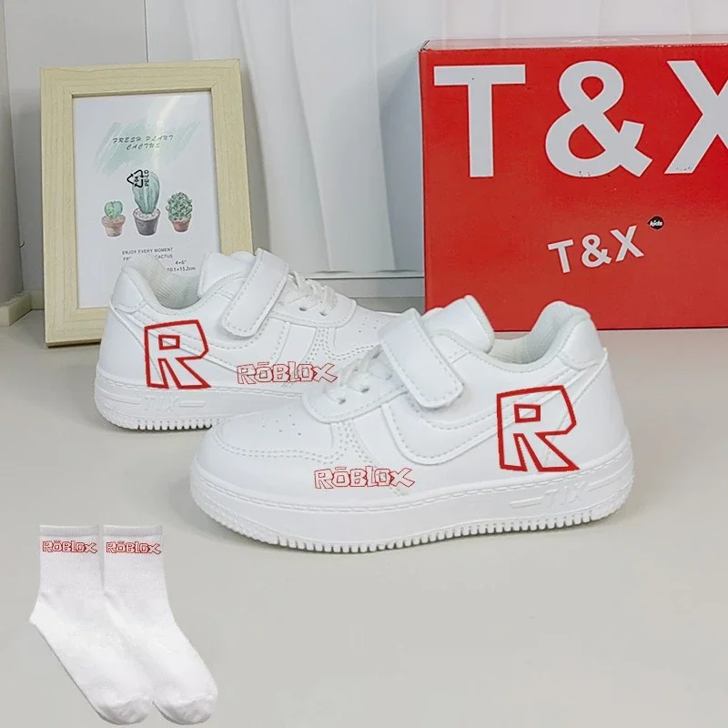 

New Roblox Casual Sports Shoes Cartoon Print Peripheral Students Girl Boy Fashion Running Shoes Daily Necessities Gift
