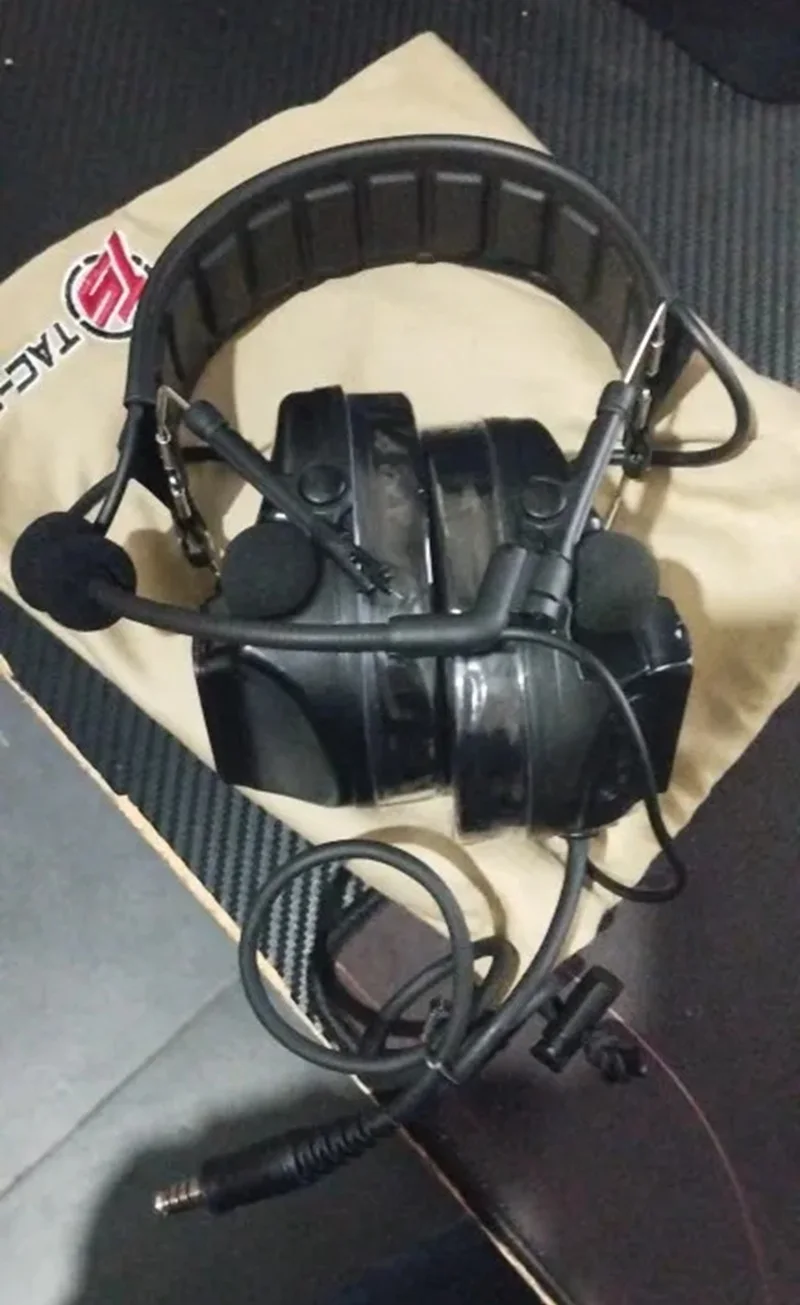 

TS TAC-SKY CII Noise Reduction Pickup Tactical Headphones Silicone Earmuffs Shooting Intercom Headphones And Tactical U94ptt