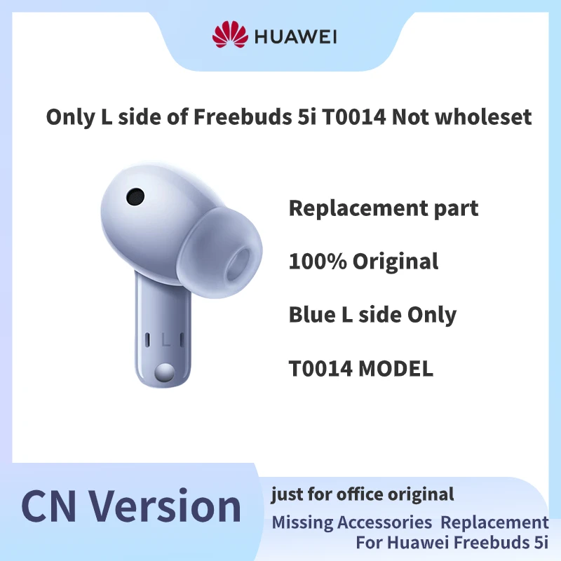 100% Original Part Replacement For Huawei FreeBuds 5i Wireless Bluetooth Headphone Single Left Right Or Charging Case Part