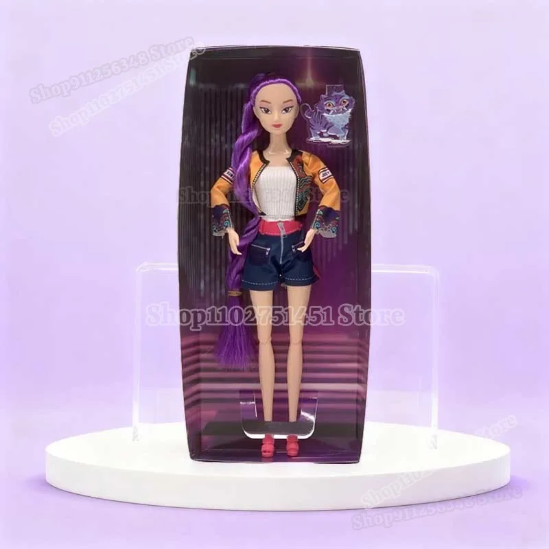 كارتون أنيمي K-pop شيطان الصيادين دمية Kawaii ألعاب من الفينيل رومي ميرا زوي عمل أرقام المشجعين الحلي غرفة عيد الميلاد الديكور @