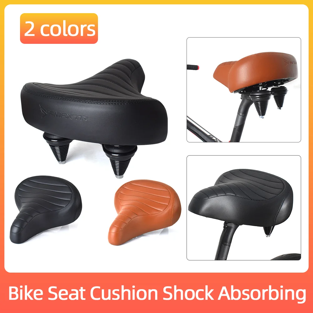 

Велосипедное седло, широкая большая амортизация, мягкое утолщенное, удобное, в стиле ретро, аксессуары для горных велосипедов