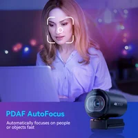 Webcam 4K Streaming Web Camera 1080P 60FPS USB Camera EMEET S600 Autofocus Living Stream Camera With Mics for Tiktok/YouTube 5