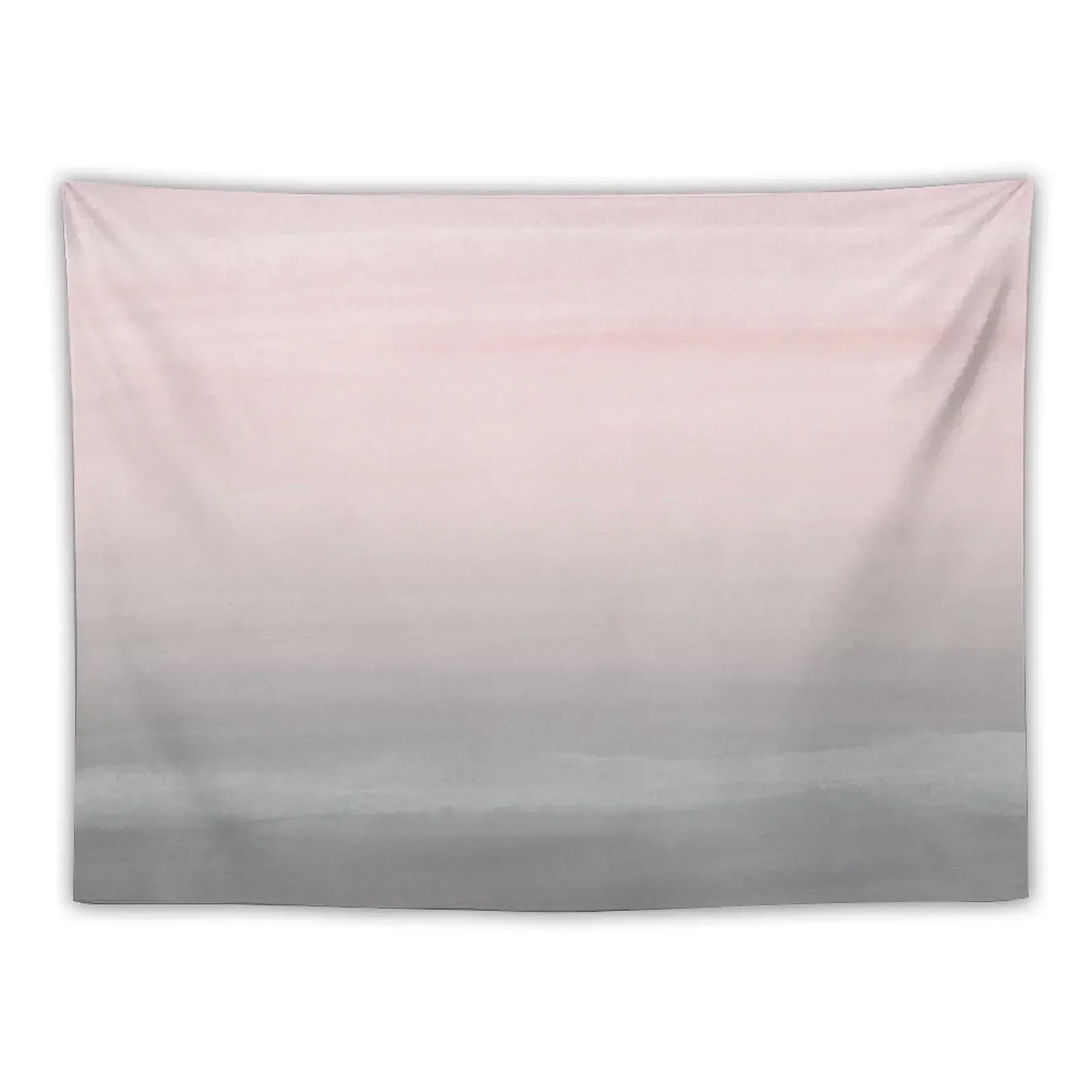 Touching Blush Gray Watercolor Abstract #2 #painting #decor #art Tapestry Bedroom Deco Tapestry