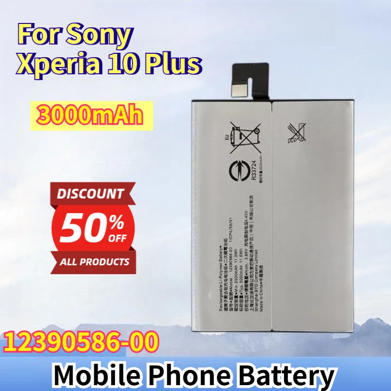

3000mAh Mobile Phone Battery 12390586-00 for Sony Xperia 10 Plus