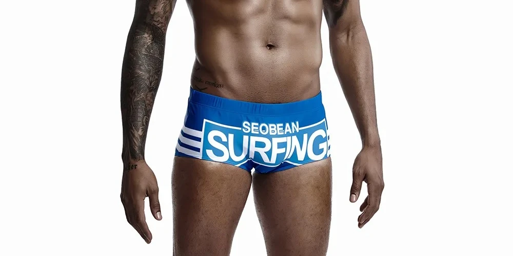 Swim Trunks for Men Print Quick-Dry Bathing Suit Elastic Waist Swimming Shorts Beach Pool Use Swimsuits Swimwear Swimming Suits