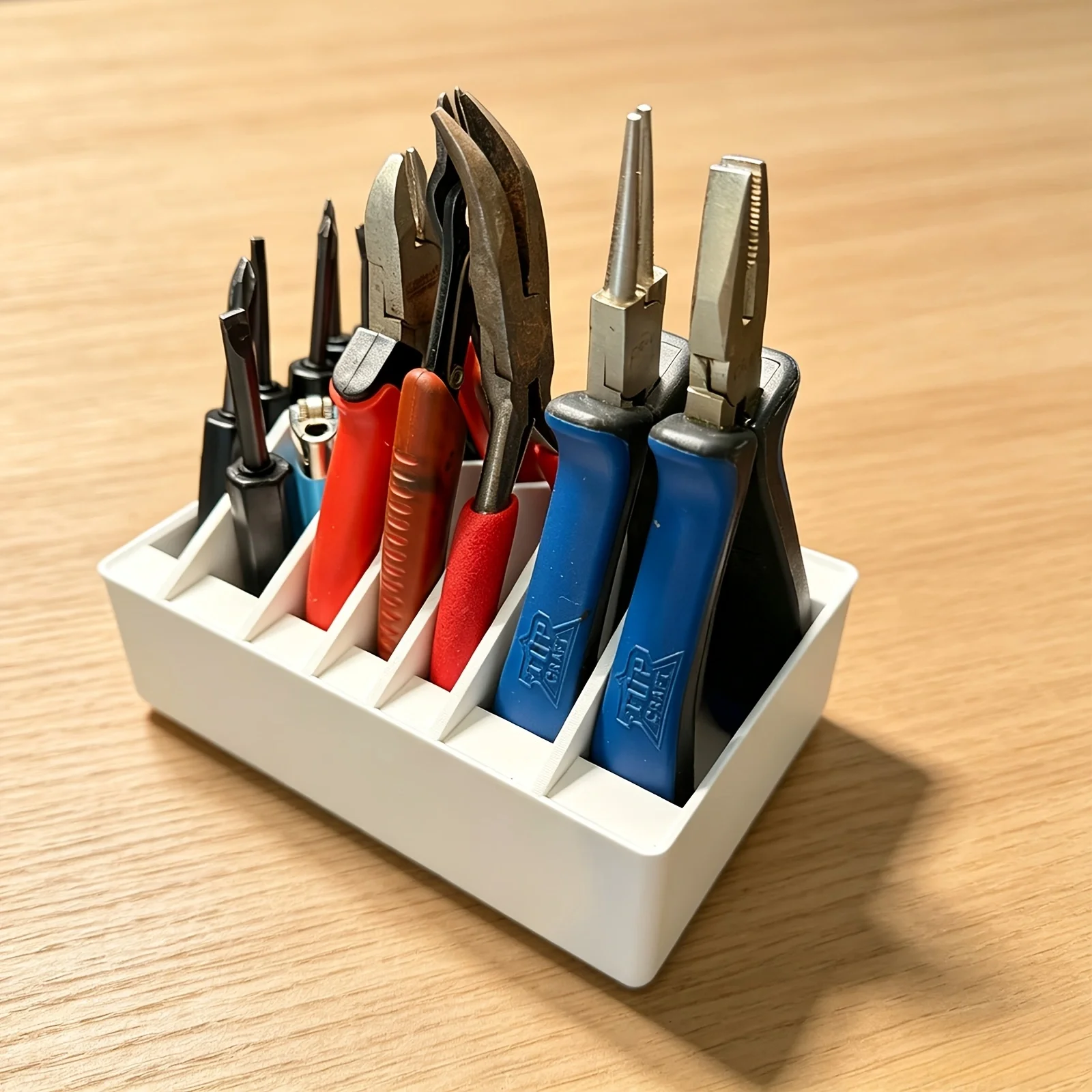 1er-Pack Mehrfach-Zangenhalter, Rutschfester Handwerkzeug-Organizer, Schubladenregal für Garage für Zangen, Schere, Elektriker, Schmuck & Heimwerkerbedarf – Detail 3