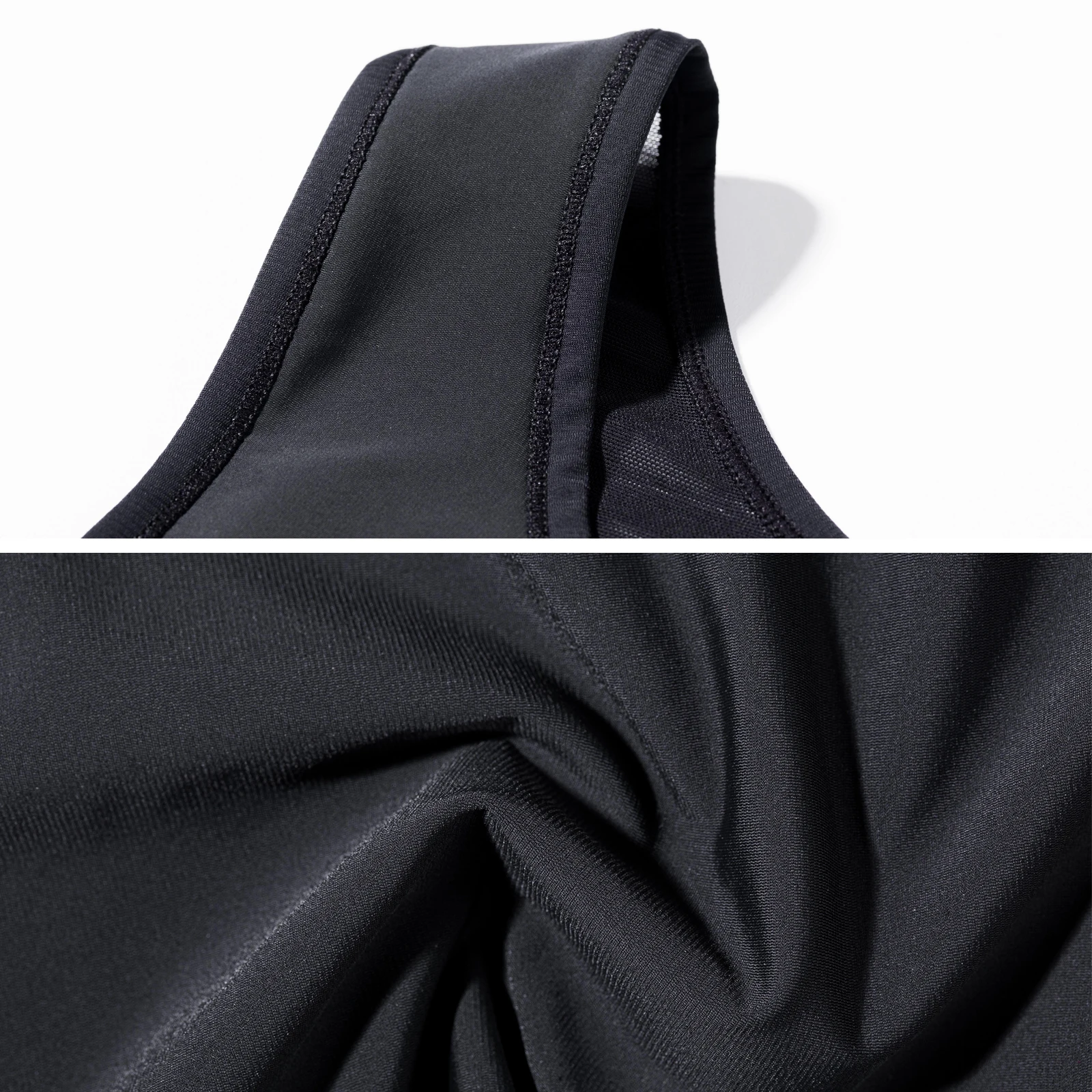 XUJI-Sujetador de compresión de pecho transgénero FTM, Media camiseta sin mangas