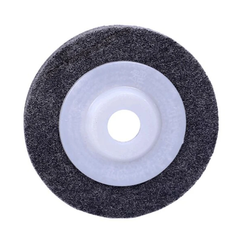 Roda polimento fibra nylon resistente desgaste, 100mm, abrasivo 4''