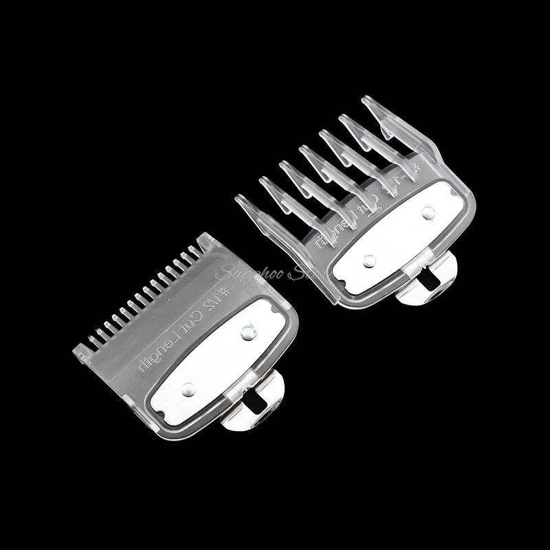 2/3/4 stücke Für Wahl Universal Haar Clipper Grenze Kamm Schwarz Transparent Rot Guide Trimmer Wachen Befestigung 1,5mm 3mm 4,5mm 6mm