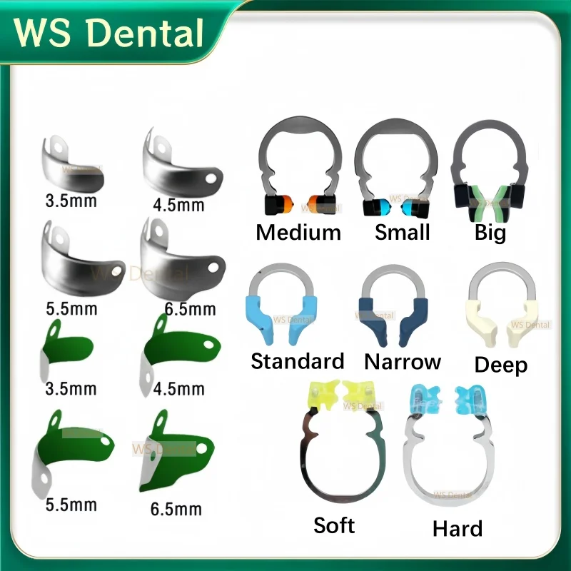 Dental Matrix Bands Clamping Ring Sectional Contoured Garrison Palodent V3 System Titanium Clamp Metal Matrices Plier