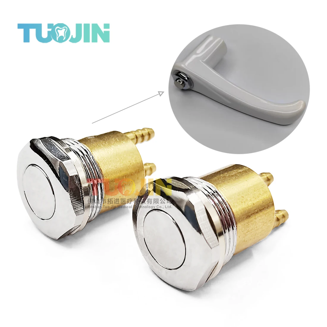 Dental Chair Air Lock Valve Switch Instrument Tray Control Button Dentistry Uint Accessory Dentist Materials Supplies