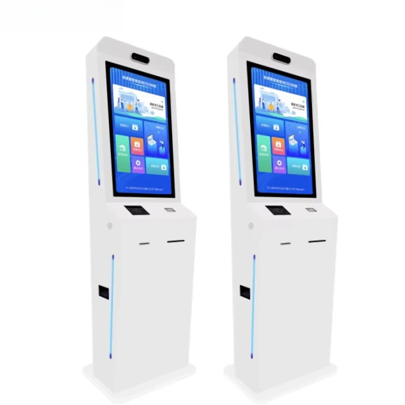 

21.5/27/32 Self-Service Hotel Check-in Kiosk With NFC QR Code Scanning For Room Key Issuance