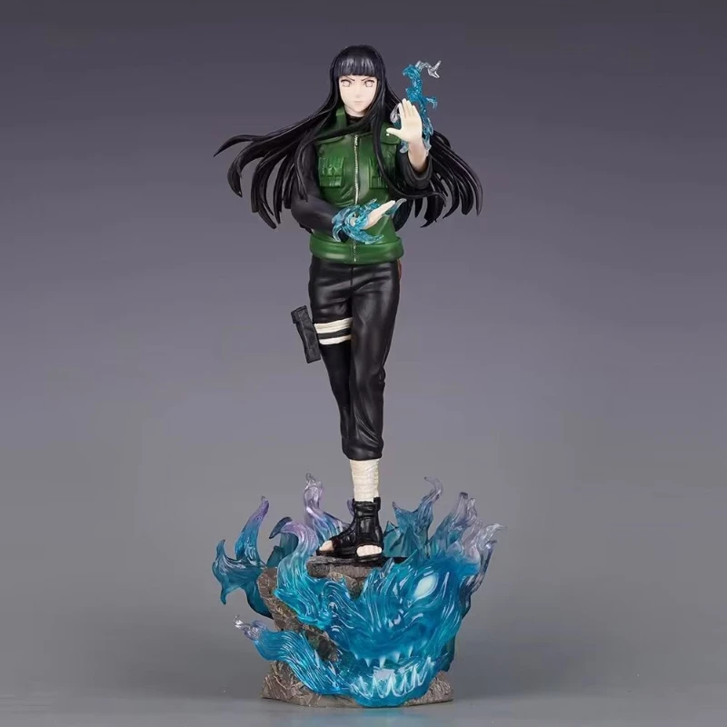 

34cm New Naruto Anime Figure Hyuga Hinata Peripheral Model Beautiful Girl Statue Desktop Decorate Ornaments Birthday Gifts Toys