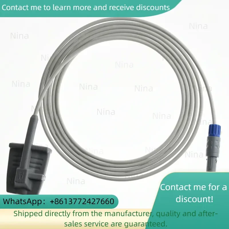 Goldway Choice Compatible 5 Pin Single TPU Reusable SPO2 Probe Finger Saturation Sensor Medical Grade for Pulse Oximeter - view 4