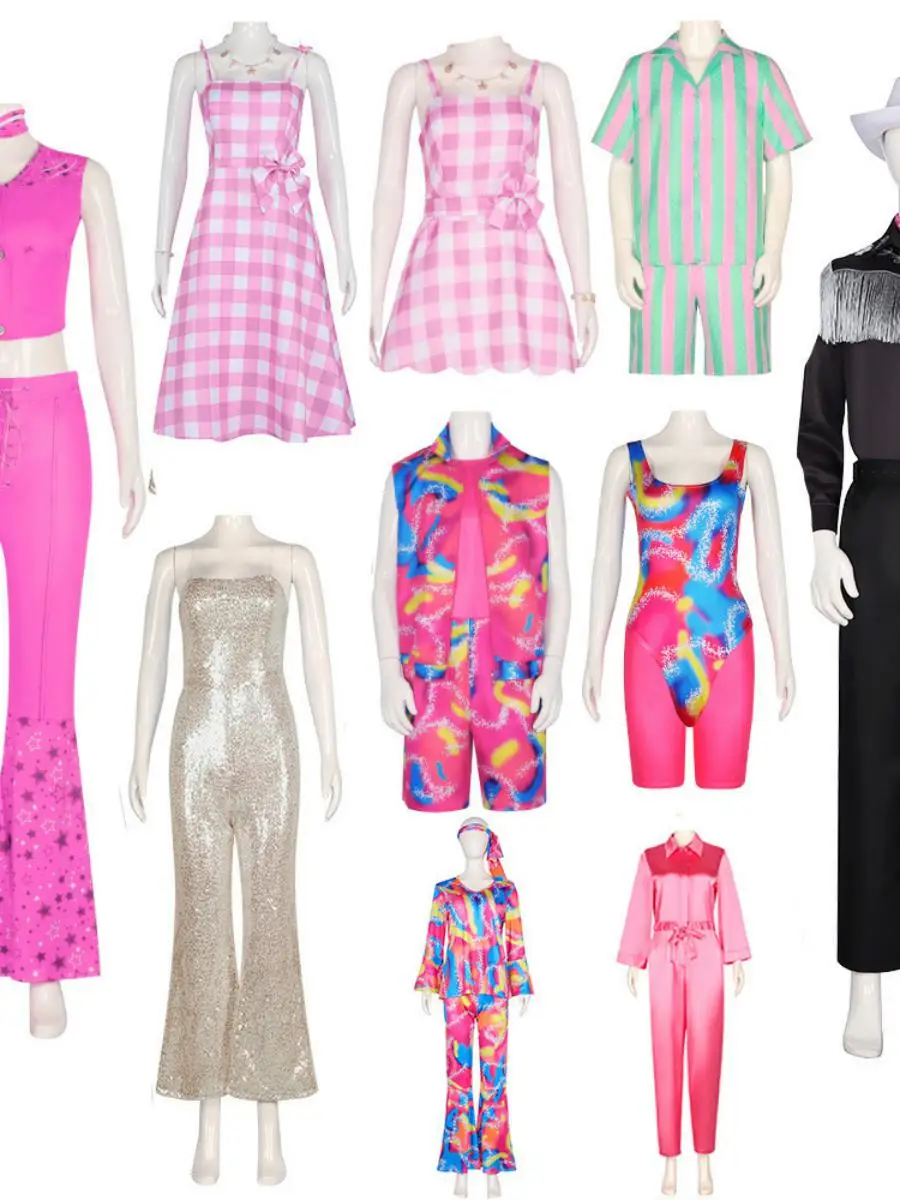 

Новинка 2023, костюм Барби, узкие брюки, Кенни, косплей, одежда для выступлений на Хэллоуин, женский этнический сценический костюм из полиэстера