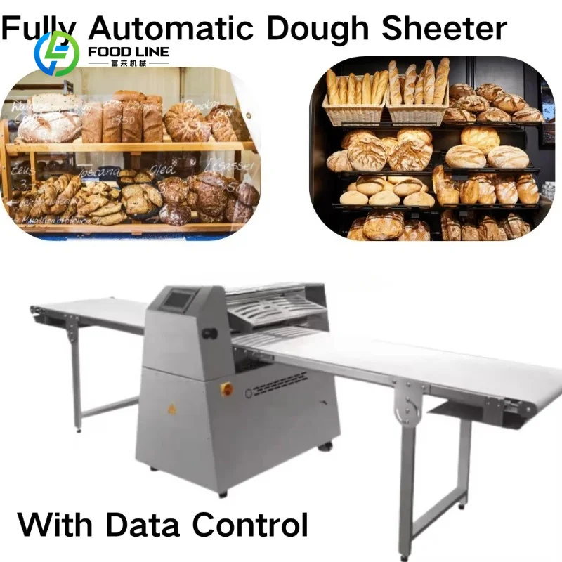Customized Automatic Eclair Pastry Laminating Machine Profite role Dough Sheeter Machine Rolling Machine High Efficiency Bakery