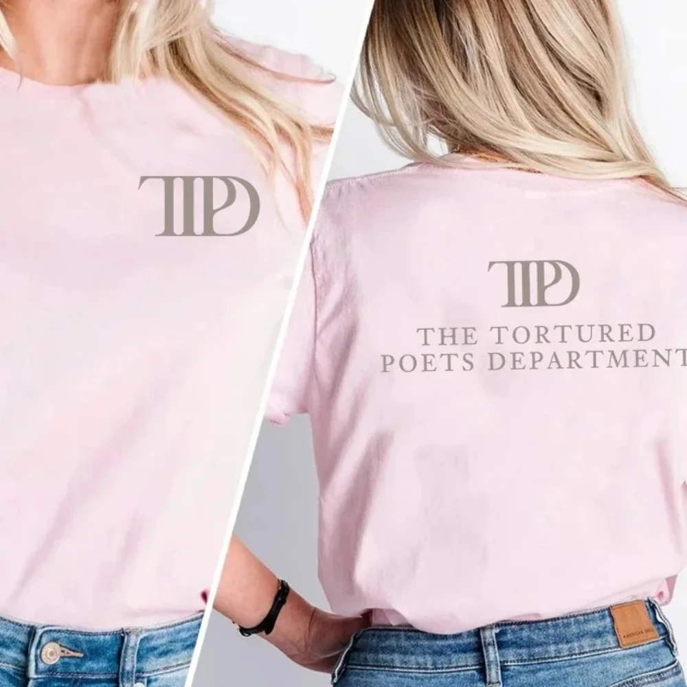 TTPD Tortured Poet Department Tshirt Women The Eras Tour Tees T-Shirt Casual Concert T Shirt Cotton Short Sleeve Women Clothing