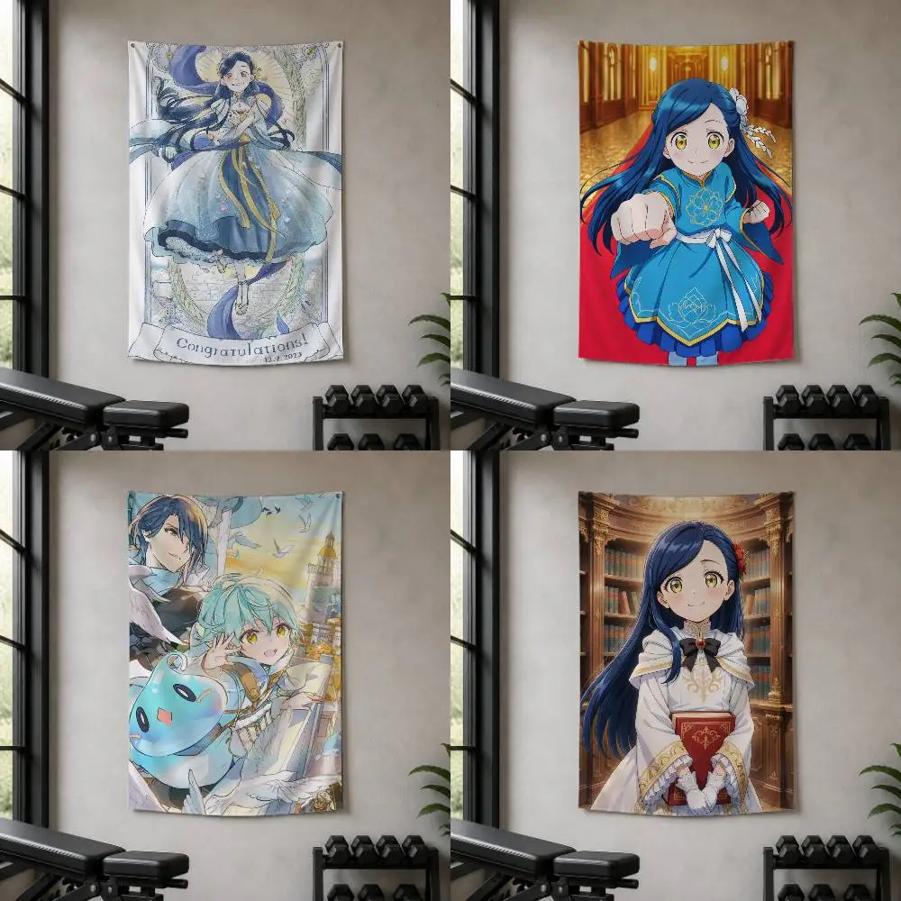 A-Ascendance of a Bookworm Season 4 Decorative Wall Flag Banner for Home Garden Garage Indoor Outdoor Decor
